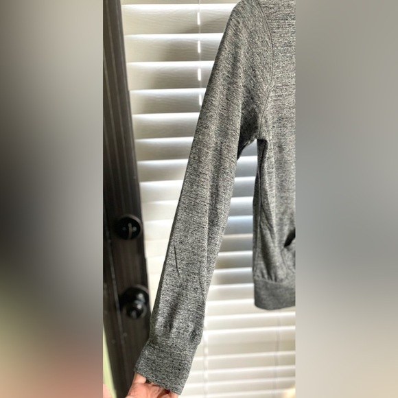 Nike “Just Do It” Sweatshirt - Womens Size Med - Gray Hooded Drawstring Pullover - Picture 5 of 8